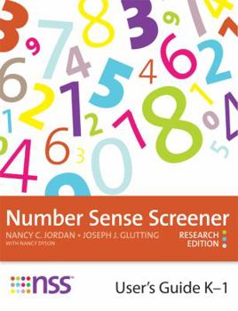 Paperback Number Sense Screener(tm) (Nss(tm)) User's Guide, K-1, Research Edition Book