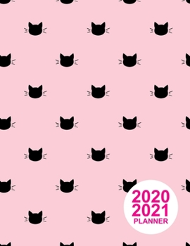 Paperback 2020 2021 Planner: Simple Colorful Design Book, 8.5" x 11" Two Year 2020-2021 Calendar Planner, Monthly Schedule Organizer (24 Months Act Book