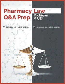 Paperback Pharmacy Law Q&A Prep: Michigan MPJE Book