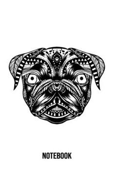 Notebook: Pug Notebook Blank Line Do Lover Journal Lined with Lines 6x9 120 Pages Checklist Record Book Cute Funny Dog Lovers Take Notes Gift for Dog ... Men Women Kids Christmas Gift for Pug Lover