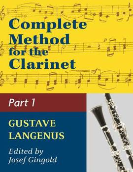 Paperback Complete Method for the Clarinet in Three Parts (Part 1) Book