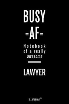 Notebook for Lawyers / Lawyer: awesome handy Note Book [120 blank lined ruled pages]