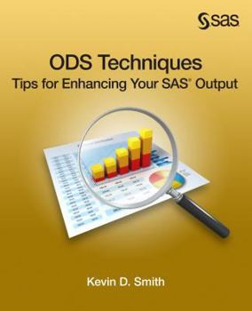 Paperback ODS Techniques: Tips for Enhancing Your SAS Output Book