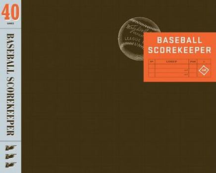 Diary Baseball Scorekeeper Book