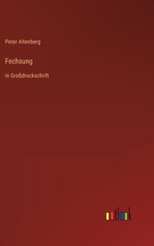 Hardcover Fechsung: in Großdruckschrift [German] Book