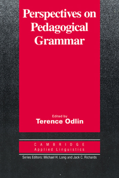 Paperback Perspectives on Pedagogical Grammar Book