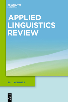 Hardcover Applied Linguistics Review. 2011 2 Book