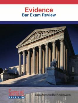 Paperback Evidence: Bar Exam Review Book