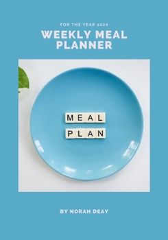 Paperback Weekly Meal Planner: 7 x 10/Weekly Meal Planner/ Plan Meals for your family/Weekly (2 years' worth) Shopping List Book