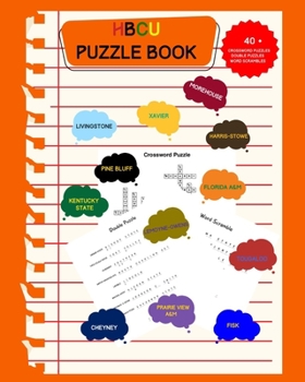Paperback HBCU Puzzle Book: Crosswords, Puzzles & Word Scrambles Book