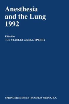 Paperback Anesthesia and the Lung 1992 Book