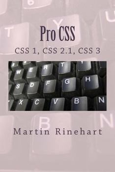 Paperback Pro CSS: CSS 1, CSS 2.1 and CSS 3 Book