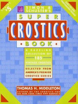 Paperback Simon & Schuster Super Crostics Book #5 Book