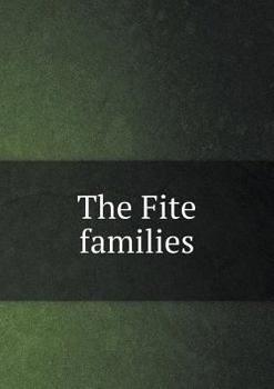 Paperback The Fite families Book