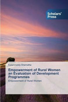 Paperback Empowerment of Rural Women an Evaluation of Development Programmes Book