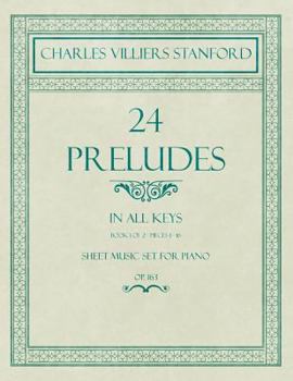 Paperback 24 Preludes - In all Keys - Book 1 of 2 - Pieces 1-16 - Sheet Music set for Piano - Op. 163 Book