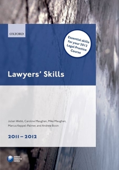 Paperback Lawyers' Skills 2011-12 Book