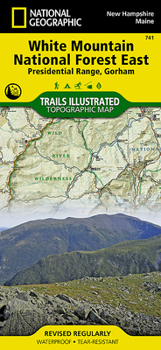 Map White Mountain National Forest East Map [Presidential Range, Gorham] Book