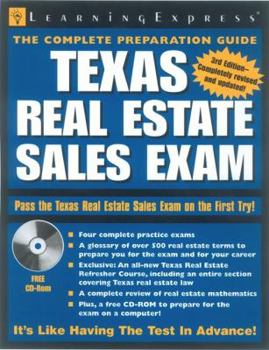 Paperback Texas Real Estate Sales Exam Book