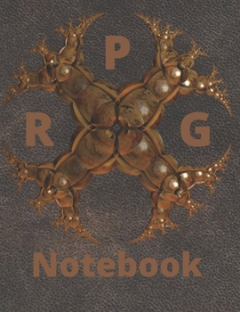 RPG Notebook: Mixed Paper: Hexagon, Dot Graph, Dot Paper, Pitman: For role playing gamers: Notes, tracking, mapping, terrain plans: Vintage Brown Leather cover design (8.5 x 11 - A4 Size, 150 Pages)
