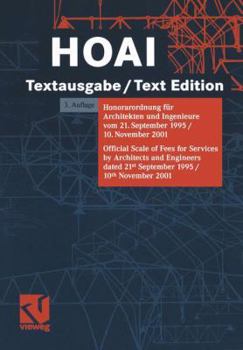 Paperback HOAI Textausgabe / Text Edition Book