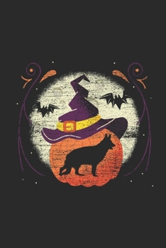 Paperback Halloween German Shepherd: Graph Paper Notebook (6" x 9" - 120 pages) Halloween Themed Notebook for Gift / Daily Activity Journals / Diary Book