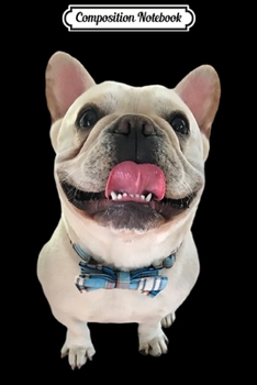 Composition Notebook: Dapper Frenchie French Bulldog Dog Bow tie Journal/Notebook Blank Lined Ruled 6x9 100 Pages
