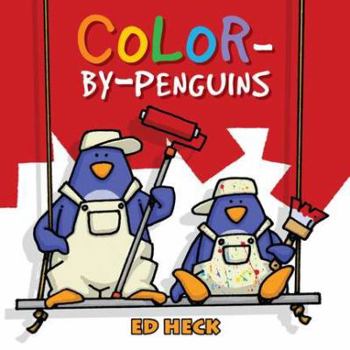 Board book Color-By-Penguins Book