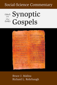 Paperback Social-Science Commentary on the Synoptic Gospels Book