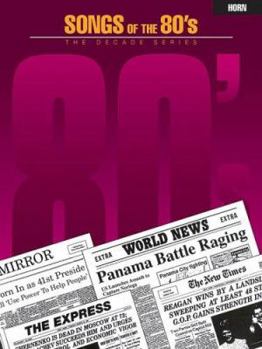 Paperback Songs of the '80s: Horn Book