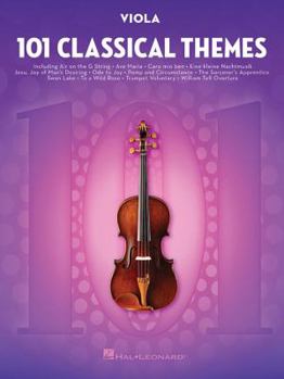 Paperback 101 Classical Themes for Viola Sheet Music Songbook 101 Popular Classical Pieces Including Fur Elise Canon in D Clair de Lune Ode to Joy and More Hal Book
