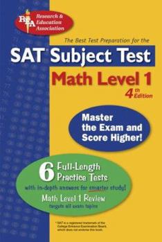 Paperback SAT Subject Test Math Level 1 (SAT PSAT ACT (College Admission) Prep) Book