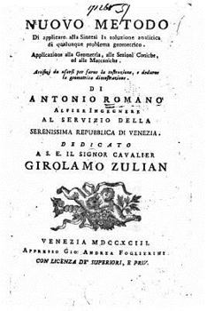 Paperback Nuovo metodo di applicare alla sintesi la soluzione analitica di qualunque problema geometrico [Italian] Book