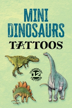 Paperback Mini Dinosaurs Tattoos Book