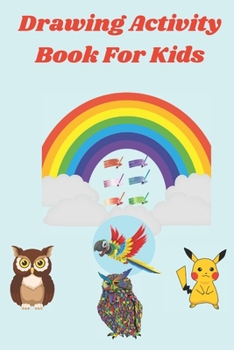 Paperback drawing activity book for kids: how to draw cute animals for kids Book