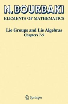 Paperback Lie Groups and Lie Algebras: Chapters 7-9 Book