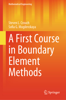 Hardcover A First Course in Boundary Element Methods Book