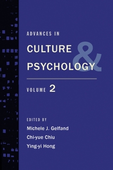 Hardcover Advances in Culture and Psychology: Volume 2 Book