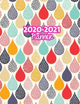 2020-2021 Planner: Two Year Calendar Organizer and Goal Journal | January 2020 - December 2021 Daily, Weekly and Monthly Planner Book with Back Sticker Expression Wall for 2 Years | Design Code 959891