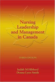 Paperback Nursing Leadership and Management in Canada Book