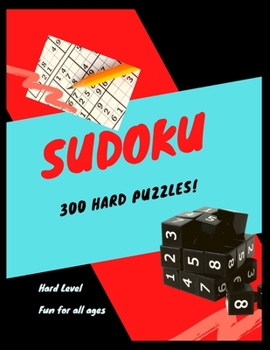 Paperback Sudoku: 300 Hard Puzzles! - Hard Level Sudoku Book
