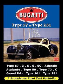 Paperback Bugatti - Type 57 to Type 251 Road Test Portfolio Book