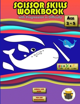 Paperback Scissors Skills Workbook Book