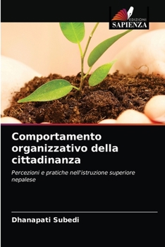Paperback Comportamento organizzativo della cittadinanza [Italian] Book