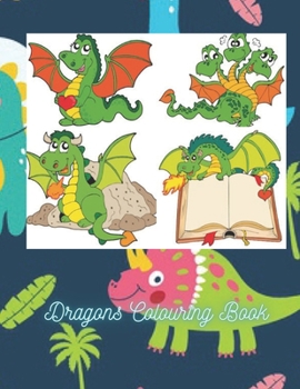 Paperback Dragons Colouring Book