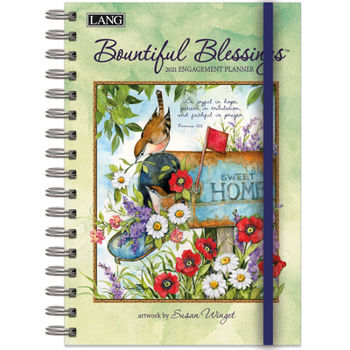 Calendar Bountiful Blessings(tm) 2021 Spiral Engagement Planner Book