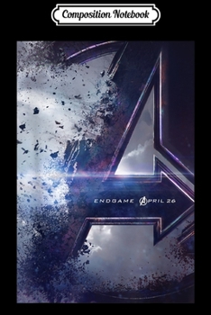 Composition Notebook: Marvel Avengers Endgame Movie Poster Graphic  Journal/Notebook Blank Lined Ruled 6x9 100 Pages