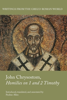 Paperback John Chrysostom, Homilies on 1 and 2 Timothy Book