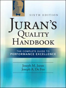 Hardcover Juran's Quality Handbook: The Complete Guide to Performance Excellence Book