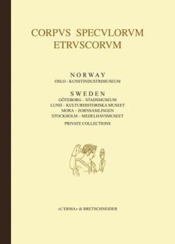 Hardcover Corpus Speculorum Etruscorum: Sweden and Norway, 1 Book